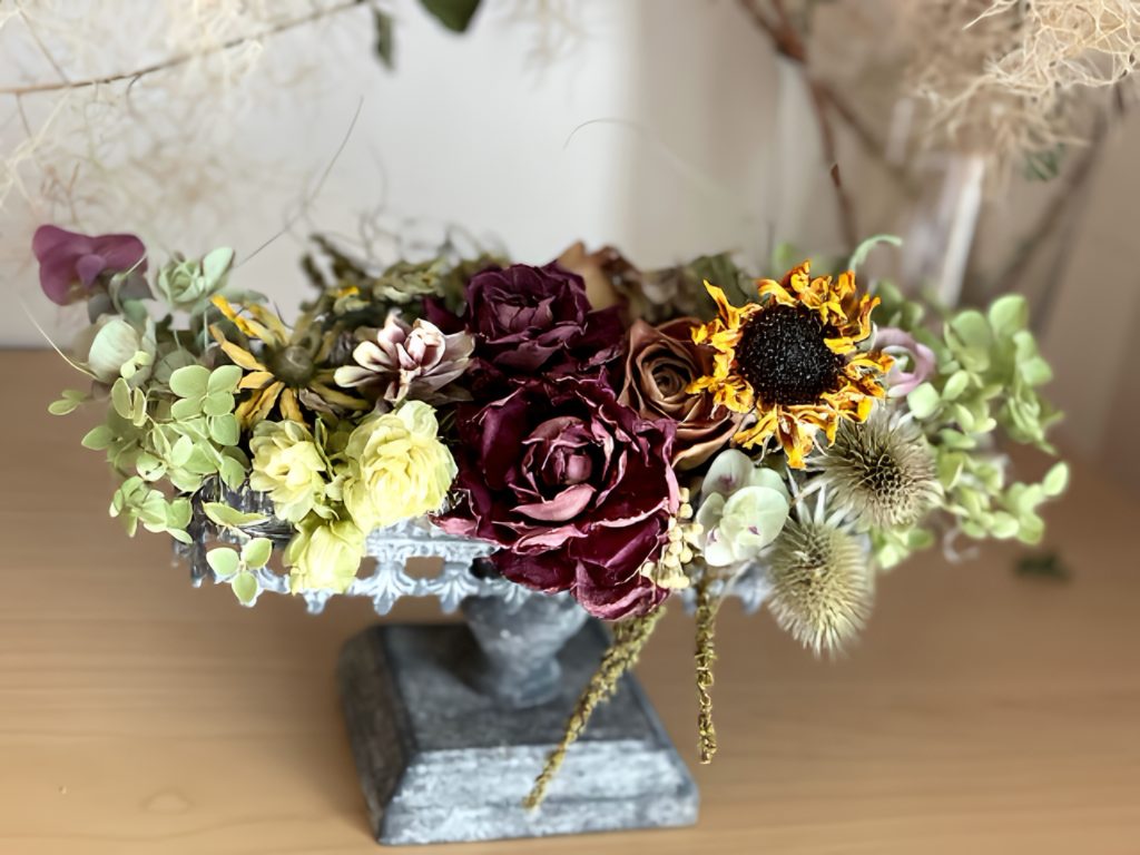 グリーンのオーバルリース